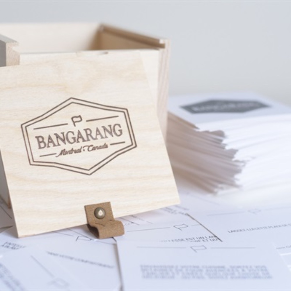 Bangarang Positive Cube Wooden Quote Card Box 199 Cards